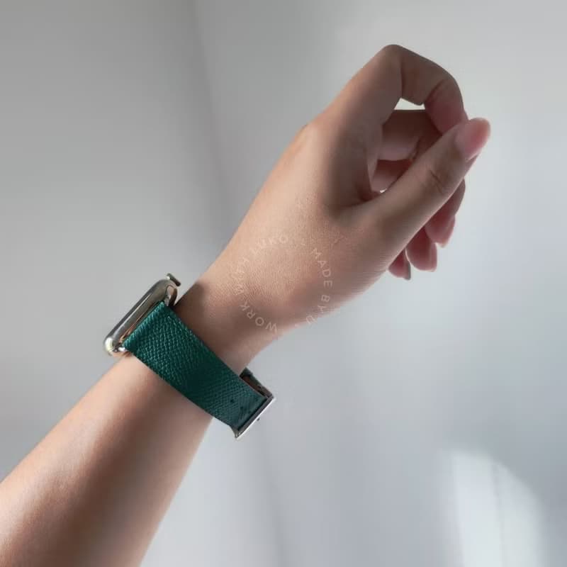 Apple Watch | 牛皮荔枝紋外縫真皮錶帶