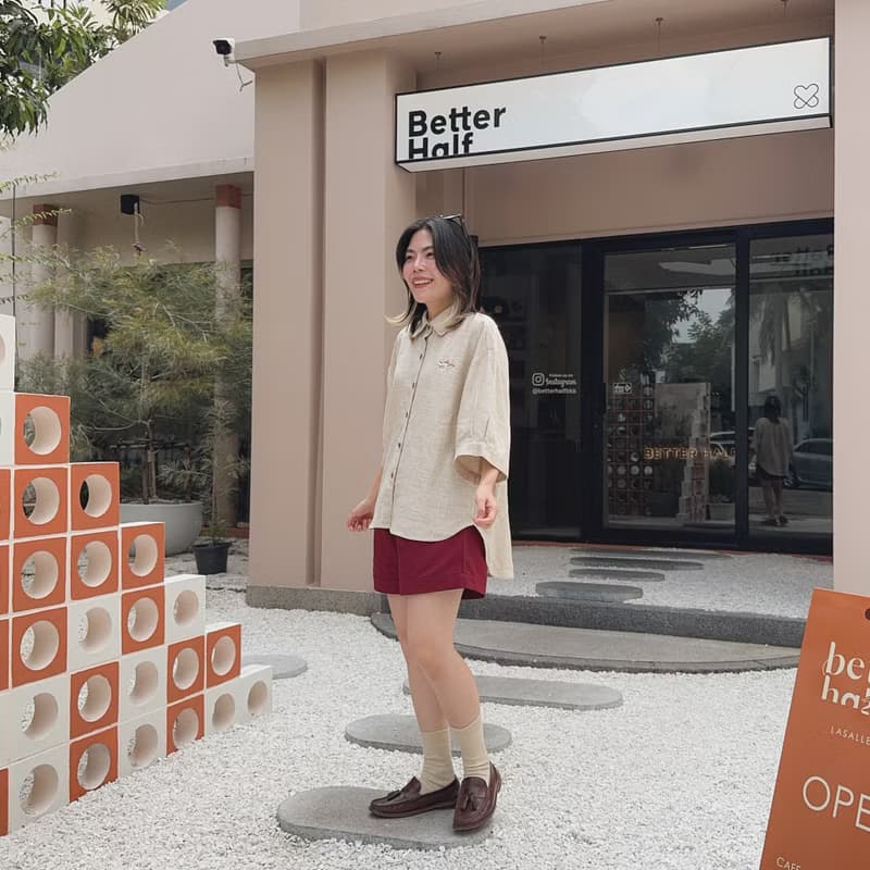 Oliver oversize linen Shirt 麻布 襯衫 Natural 自然色