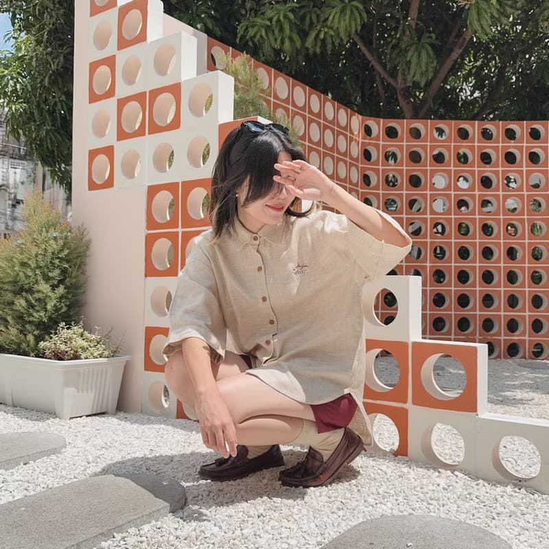 Oliver oversize linen Shirt 麻布 襯衫 Natural 自然色