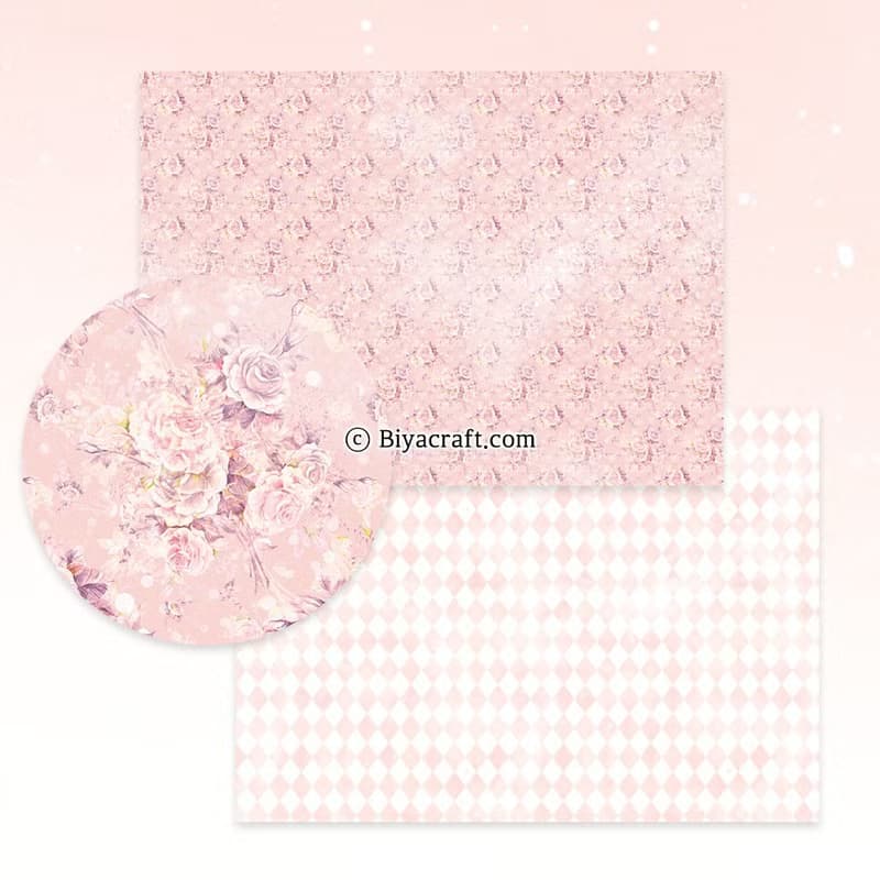 Floral Bouquet A4 Design Paper