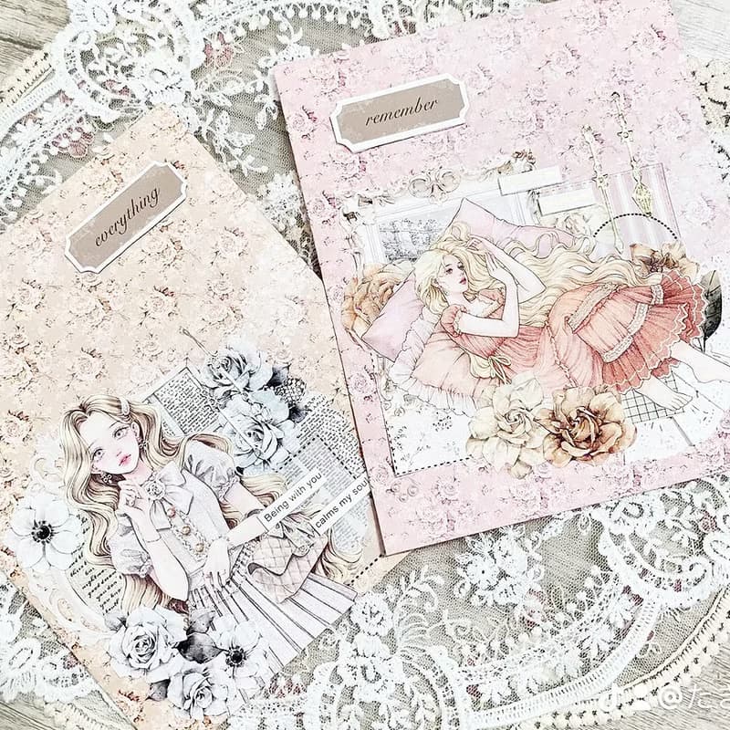 Floral Bouquet A4 Design Paper