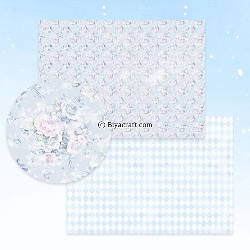 Floral Bouquet A4 Design Paper