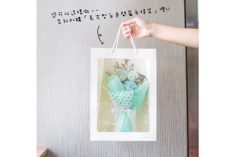 玫瑰馬林糖乾燥花束CO004(2色可挑) 情人節 生日 畢業 紀念日