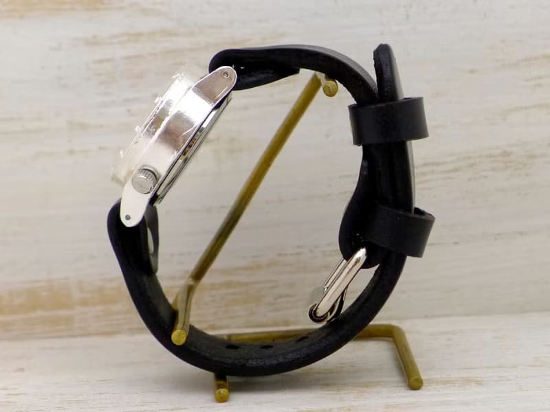 SHW027 アラビアベゼル 手巻きSilver925 Men's 32mm 手作り腕時計 (SHW027アラビア)
