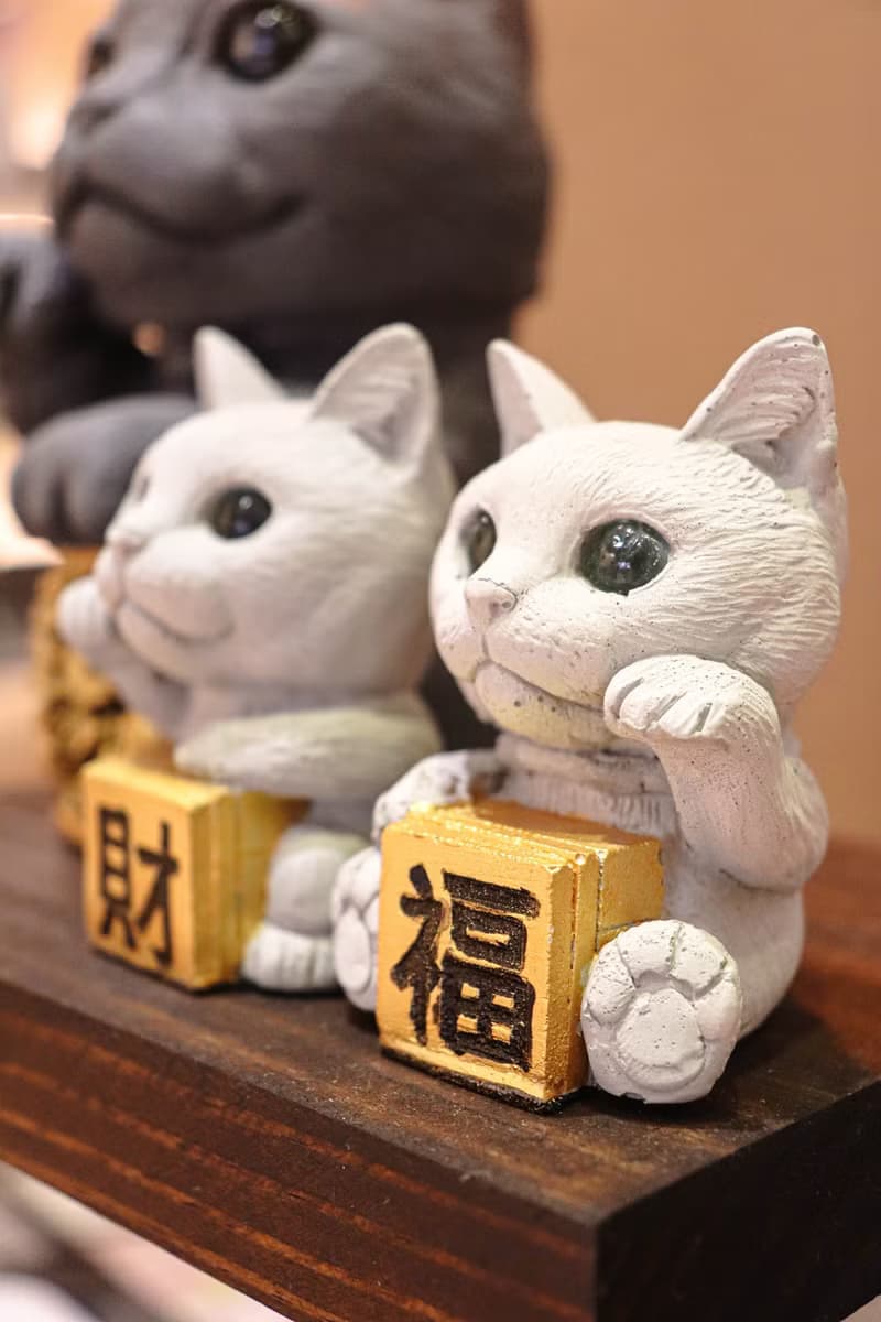 曙MUSE 迷你招財貓擺飾