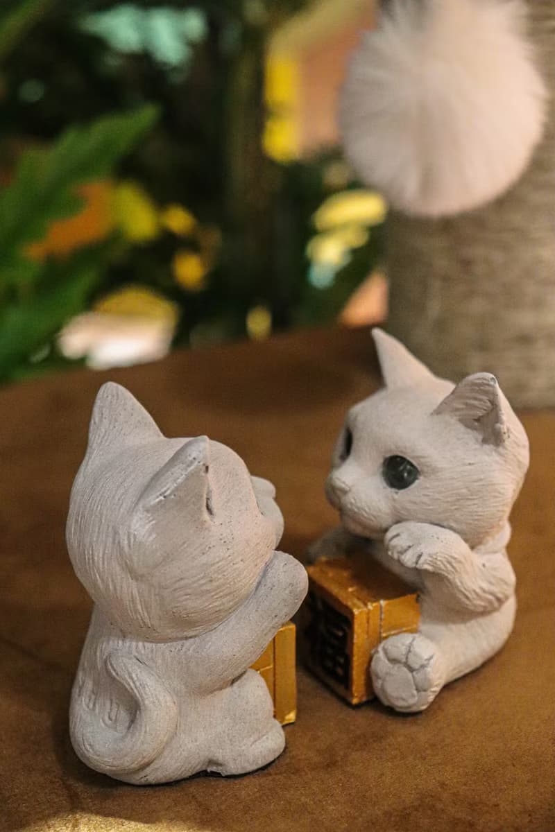 曙MUSE 迷你招財貓擺飾