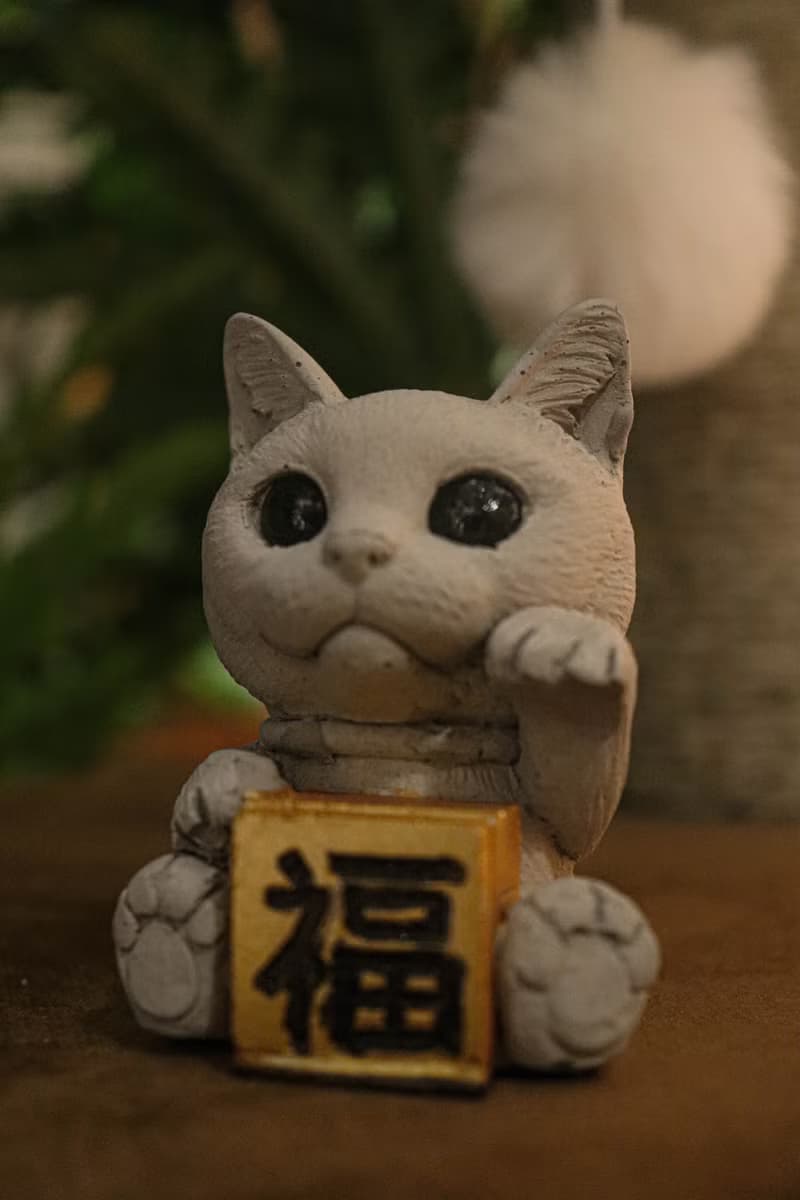 曙MUSE 迷你招財貓擺飾