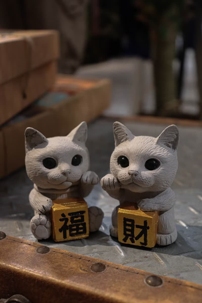 曙MUSE 迷你招財貓擺飾