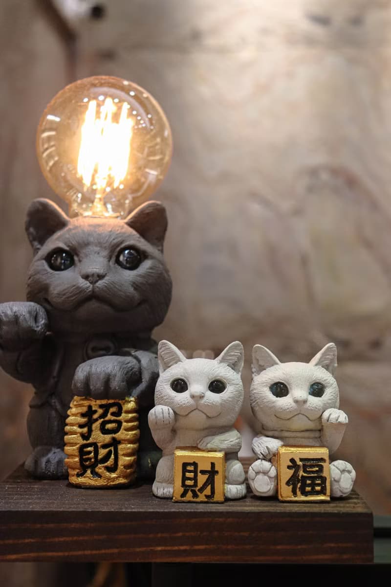 曙MUSE 迷你招財貓擺飾