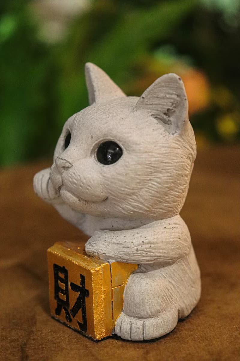 曙MUSE 迷你招財貓擺飾