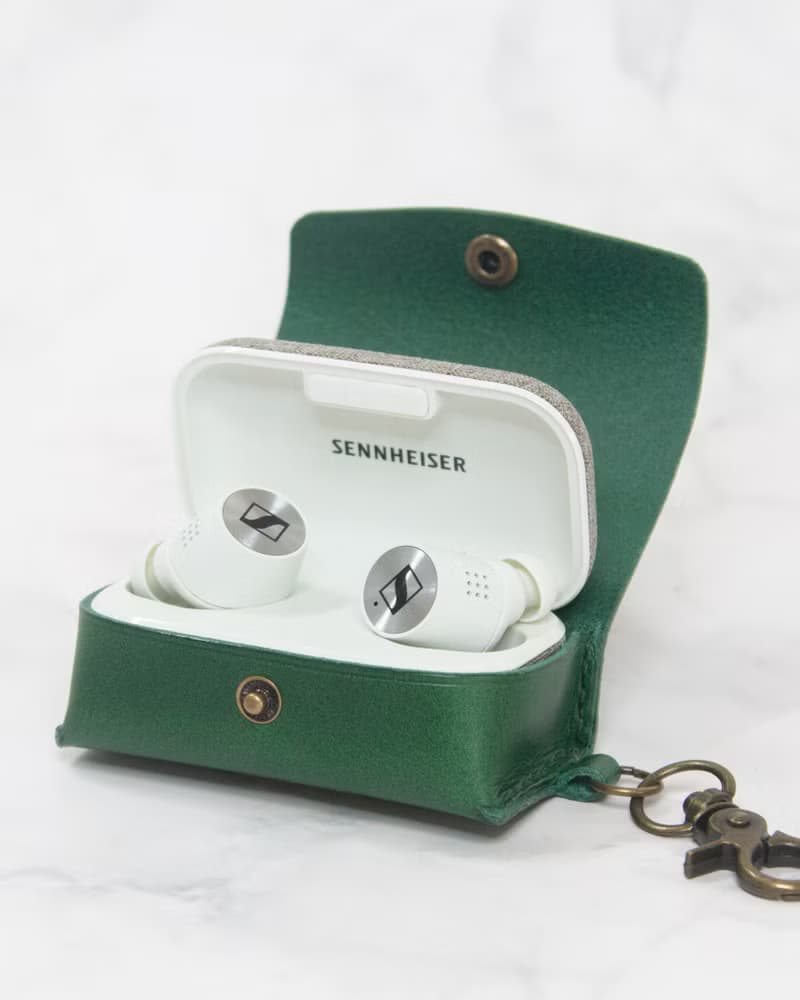 可刻名Sennheiser MOMENTUM True Wireless 2 無線耳機皮革保護套