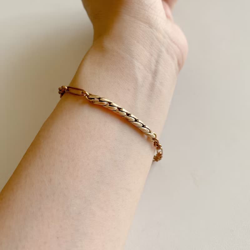 沙漠城市-復古黃銅手鍊