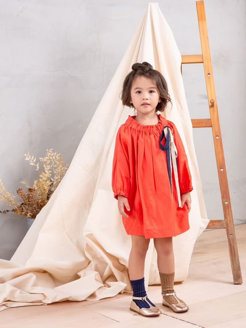 普羅旺斯田園彩帶洋裝