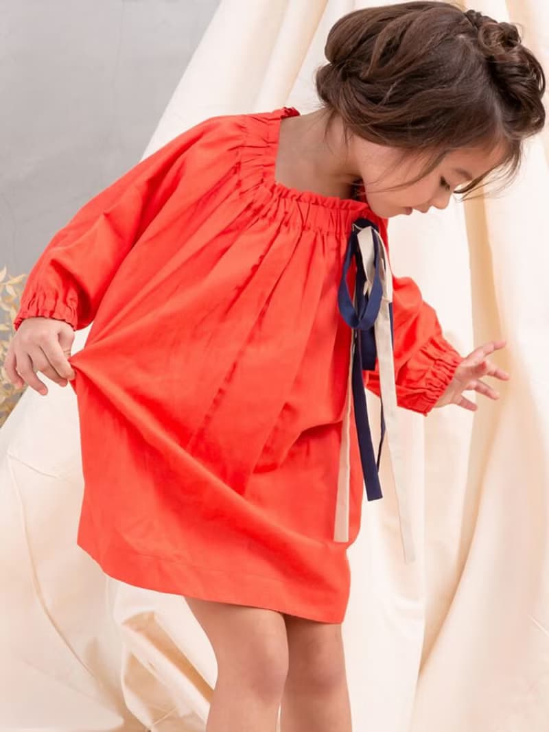 普羅旺斯田園彩帶洋裝