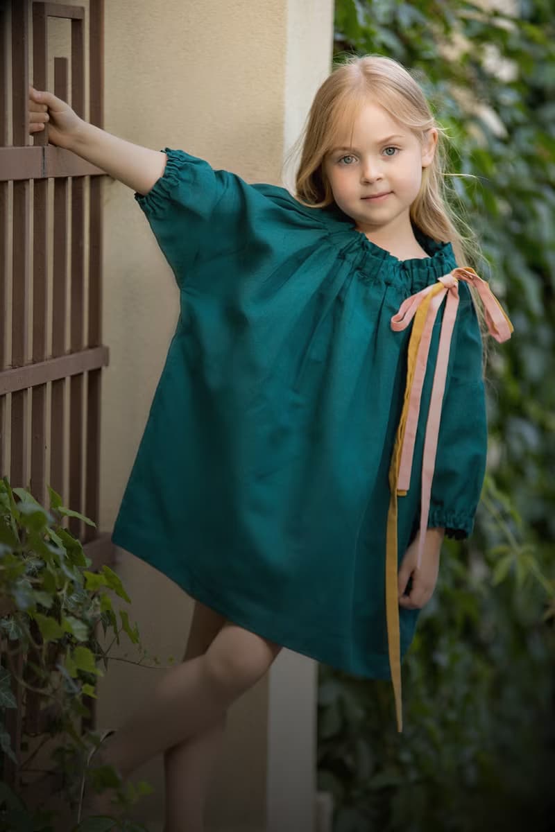 普羅旺斯田園彩帶洋裝