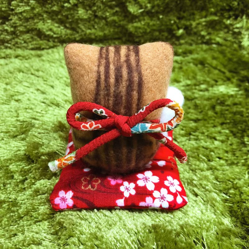 圓碌碌招財貓 / 啡虎紋貓