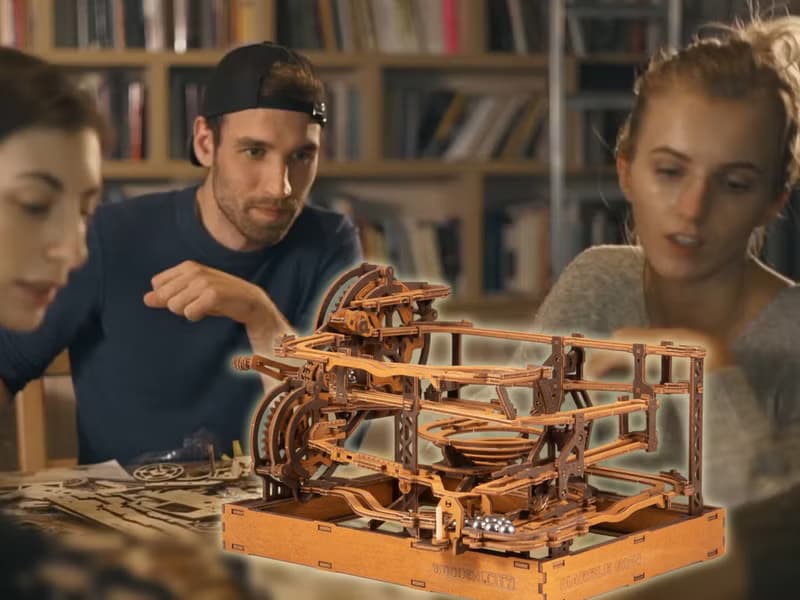 偷偷準備的手工禮物 WOODEN CITY Marble Run 木製彈珠過山車