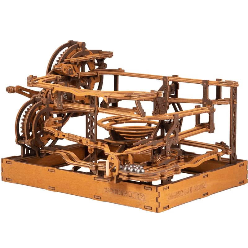 偷偷準備的手工禮物 WOODEN CITY Marble Run 木製彈珠過山車