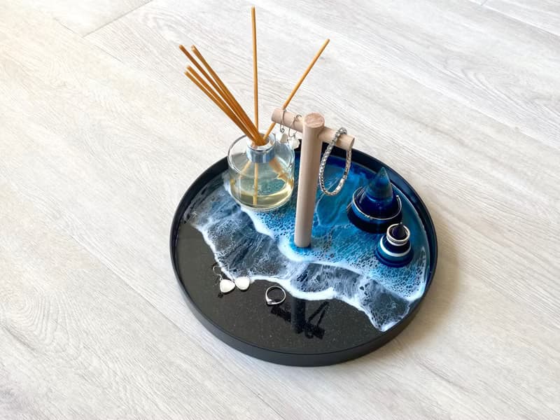 Accessories Display Tray, Midnight Turquoise, Wedding Gift, Home Gift