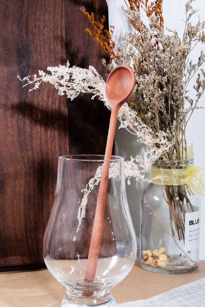 Islandoffer島嶼製作 印尼製造日系天然木可愛果醬匙 木系餐具 ()