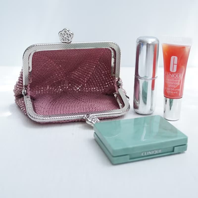 Ba-ba (m) Seedbeads crochet coinpurse No.2170