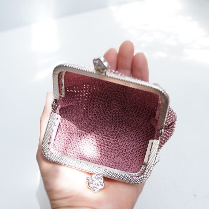 Ba-ba (m) Seedbeads crochet coinpurse No.2170