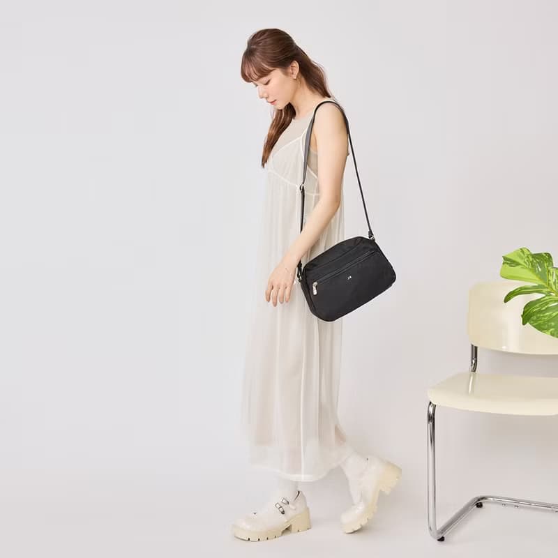 斜背包 夢特多隔層尼龍斜背包-7011-2-多色任選