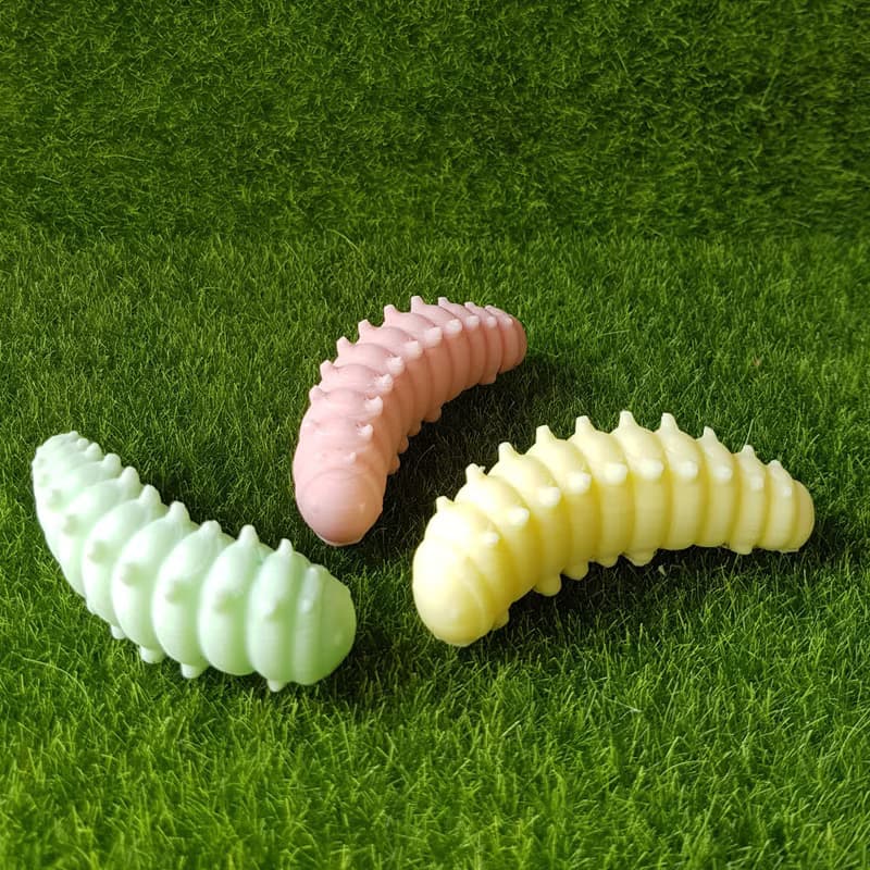 聖誕禮盒 聖誕交換禮物 KUSO有趣 毛毛蟲手工皂 三隻一組