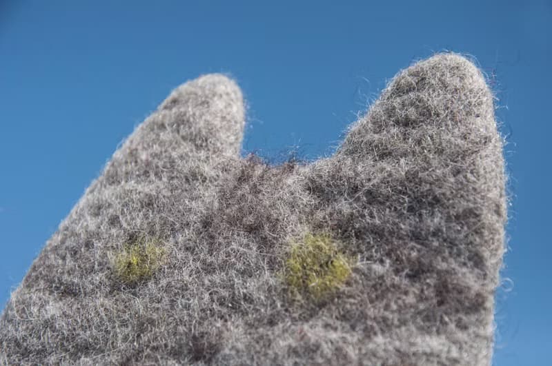 母親節 生日禮物民族風森林系羊毛氈杯墊 動物杯墊-貓咪吸水杯墊