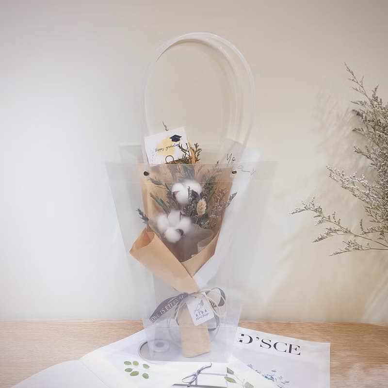 相遇鬼怪小 韓系棉花畢業花束(小)/畢業花束/永生花/乾燥花束