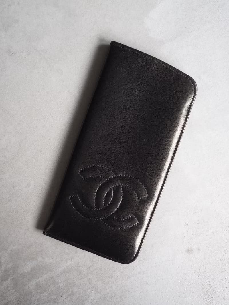 CHANEL シャネル ココ サングラスケース メガネ ブラック レザー ヴィンテージ