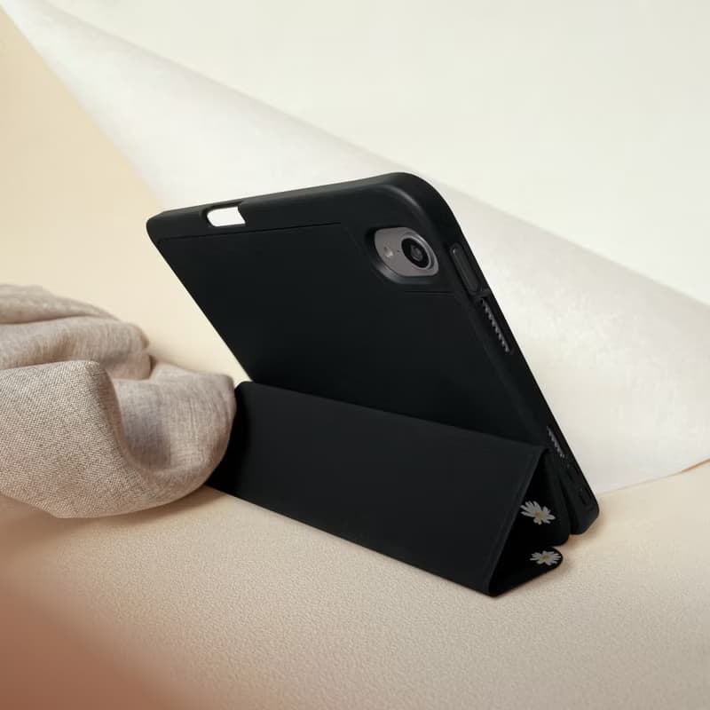 iPad case 12.9/Air5/iPad 9/mini7 快樂小雛菊 附筆槽平板保護套