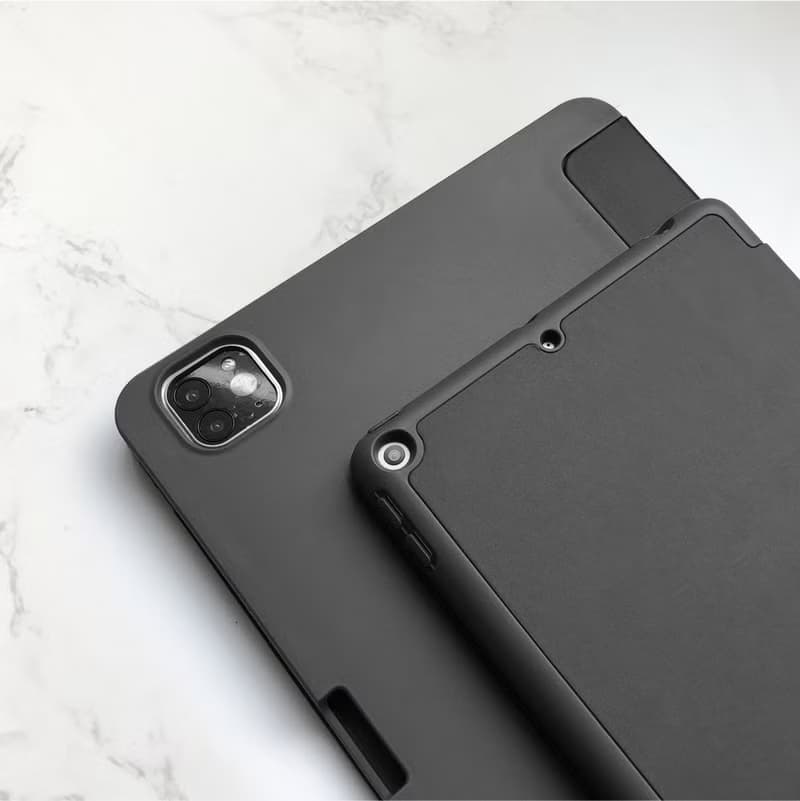 iPad case 12.9/Air5/iPad 9/mini7 快樂小雛菊 附筆槽平板保護套