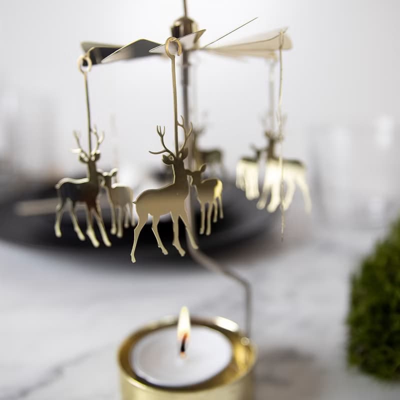 【Pinkoi 線下活動預購商品】聖誕節慶系列旋轉燭座