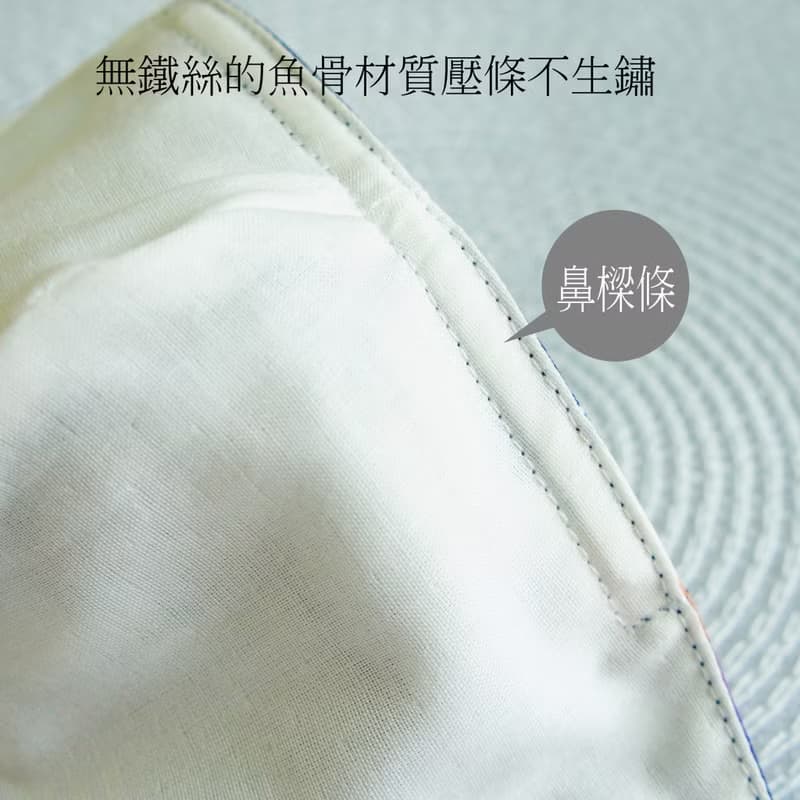 Lovely日本布【Q版骷髏2way立體換濾材口罩】大人版E