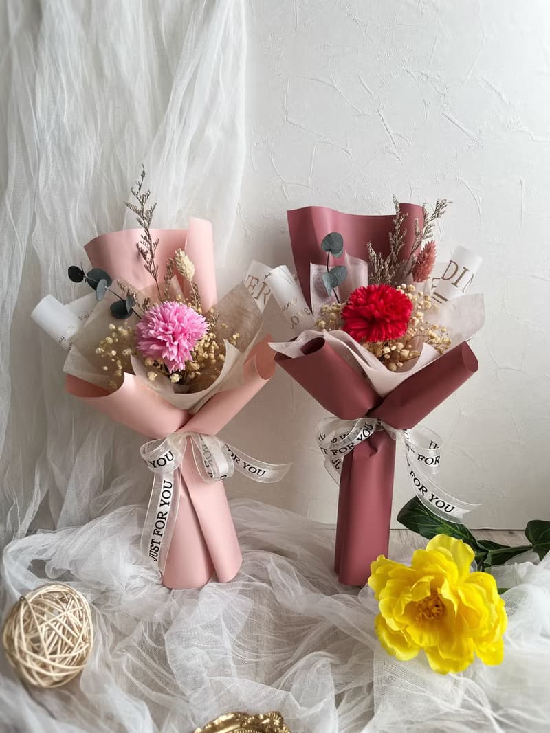 康乃馨香皂花束/母親節花束/母親節感恩花束