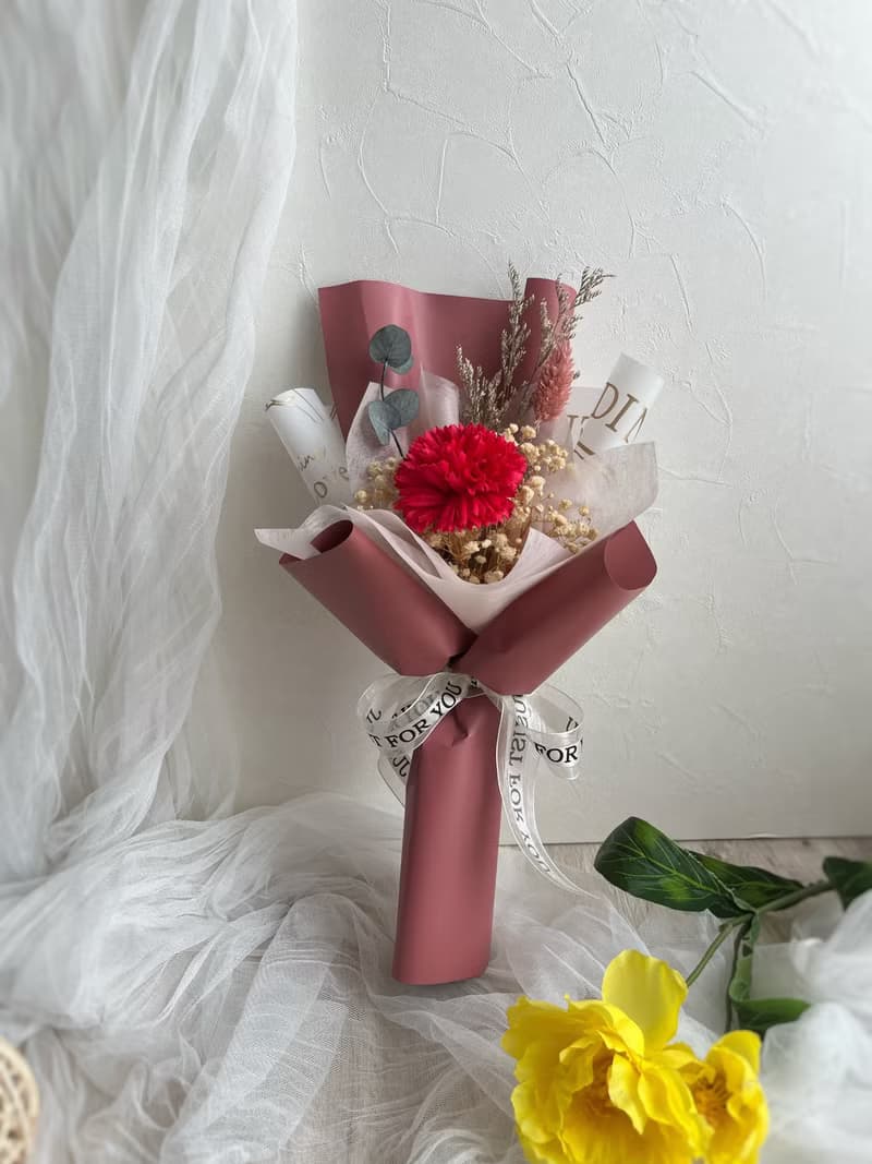 康乃馨香皂花束/母親節花束/母親節感恩花束