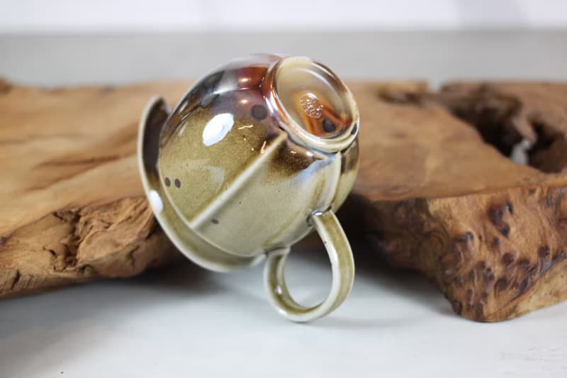 【送禮好物】天然落灰 柴燒茶海 公道杯 名家葉敏祥手作 180ml