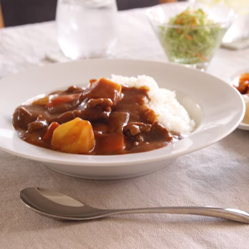 日本山崎金屬 - 賢人系列 - 不鏽鋼雙用咖哩匙 (193 mm)