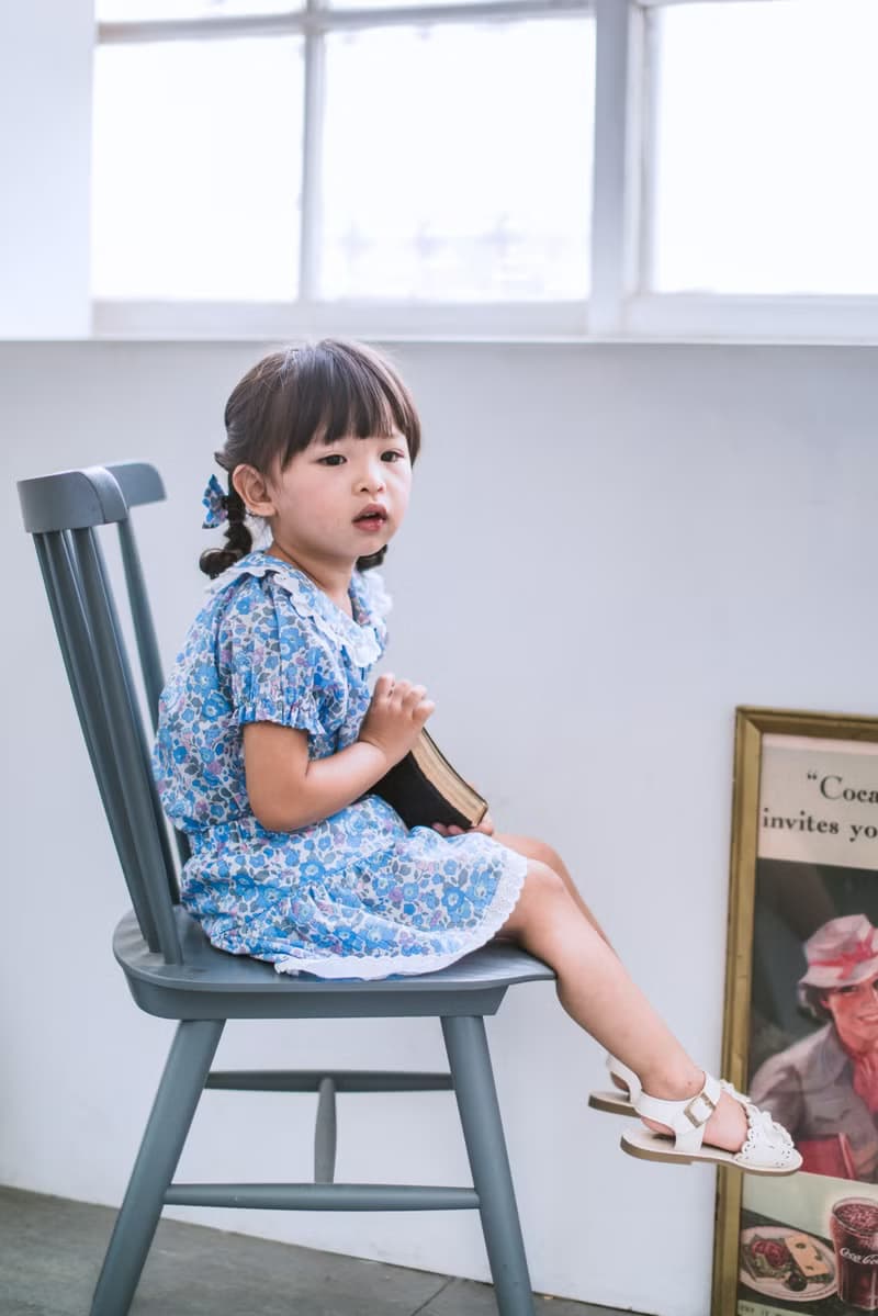 英國LIBERTY FABRICS女童法式蕾絲鑲邊Emma褲裙