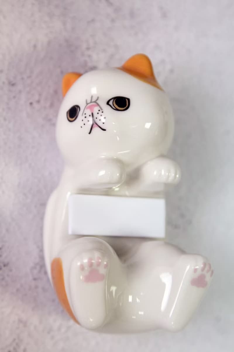 日本Magnets可愛動物系列貓咪造型手機架/手機座-異國短毛貓