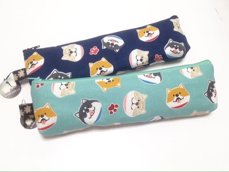 大食怪環保收納袋-大頭阿柴(藍綠色)