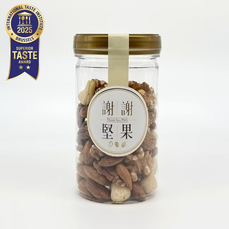 母親節禮盒 (膚色3罐組)(原味綜合堅果, 海苔堅果脆片, 蔓越莓乾)