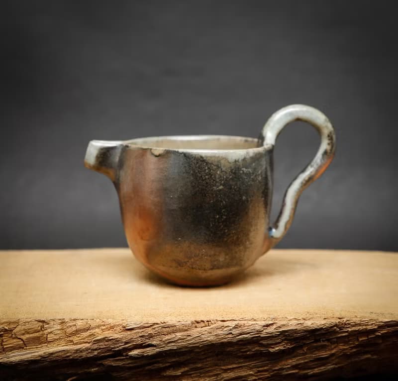 柴燒流金雲朵茶具組