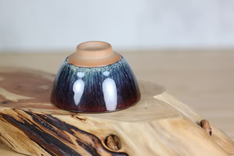 【送禮好物】50ml 紫戀 天目釉 中式小茶杯 鶯歌葉敏祥作品