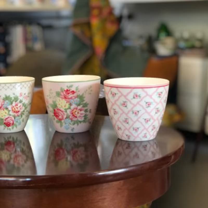 【2件7折】丹麥GreenGate Rita pale pink 拿鐵杯
