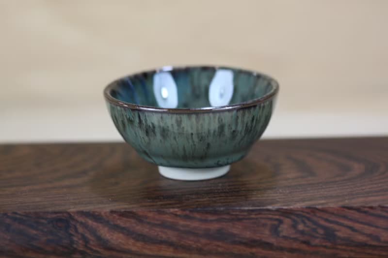 【送禮好物】60ml 森林 天目釉 圓滿茶杯 鶯歌名家葉敏祥作品