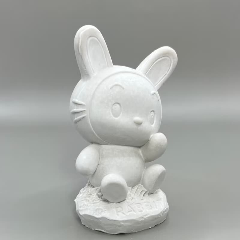交換禮物 送精油 2023最Q萌寵 十二生肖兔 擴香石家飾 吸濕防潮