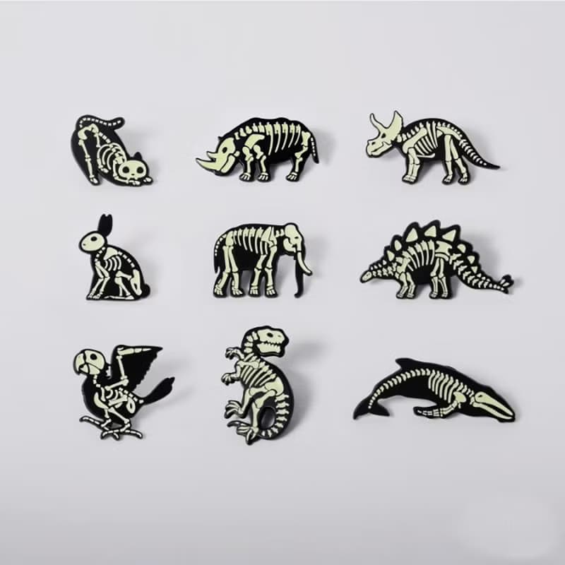 夜光動物徽章－犀牛 Rhino