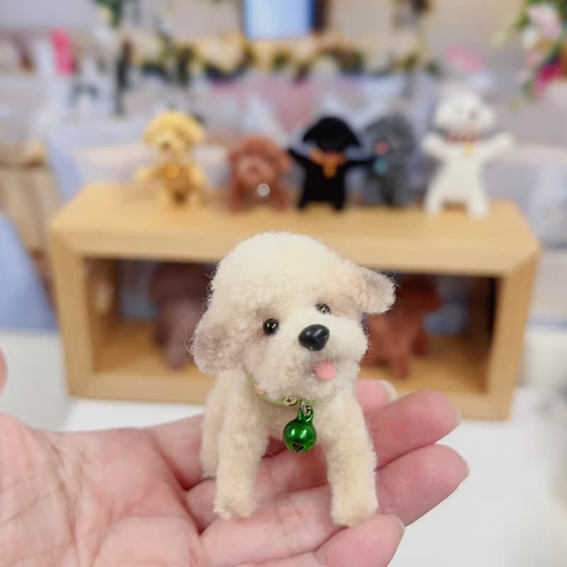 全手作 迷你貴賓犬